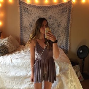 Velvet romper